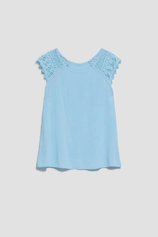 KOSZULA DAMSKA L-KO-4031 PALE BLUE