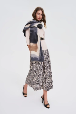 WOMEN'S SCARF Z-SZ-4801 D.GREY