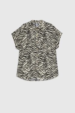 WOMEN'S SHIRT L-KO-4933 BEIGE-set