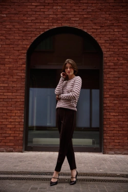 WOMEN'S PANTS Z-SP-4800 BROWN