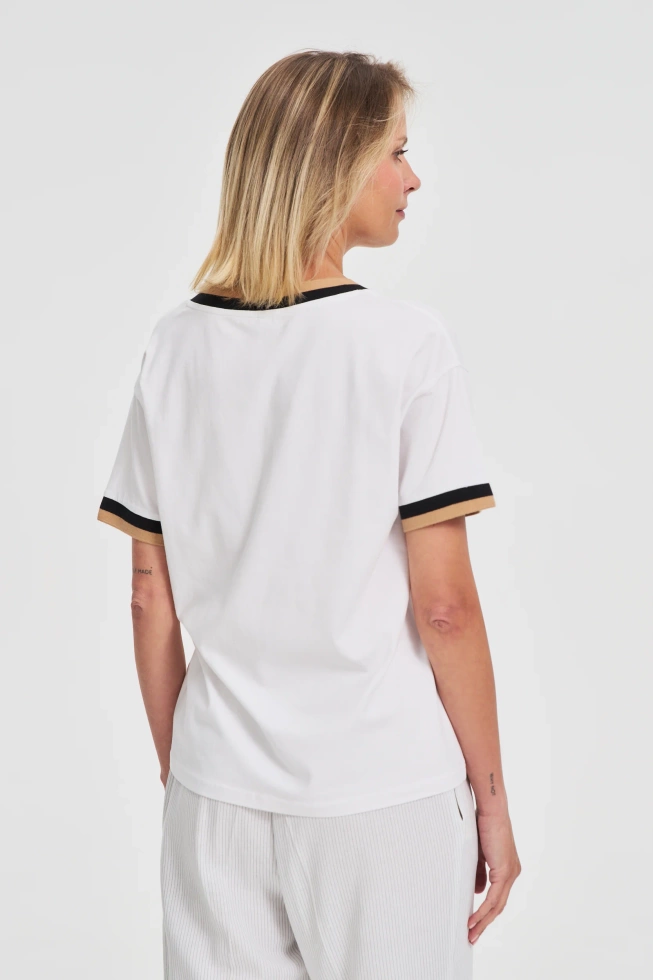 KOSZULKA DAMSKA L-TS-4747 WHITE