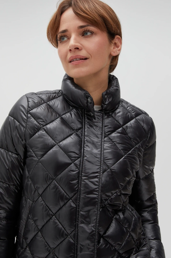 WOMEN'S JACKETS L-KU-4606 BLACK