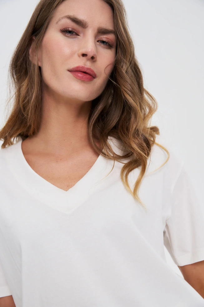 WOMEN'S TSHIRT Z-TS-4801 OFF WHITE-set