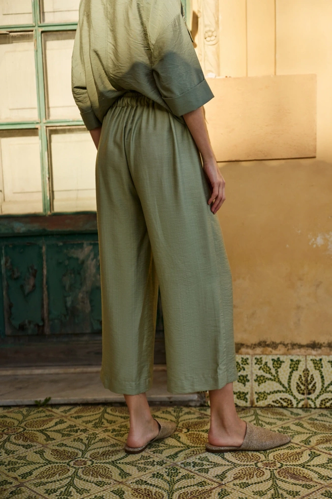 WOMEN'S PANTS L-SP-4624 OLIVE-set