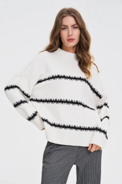 SWETER DAMSKI Z-SW-4832 OFF WHITE