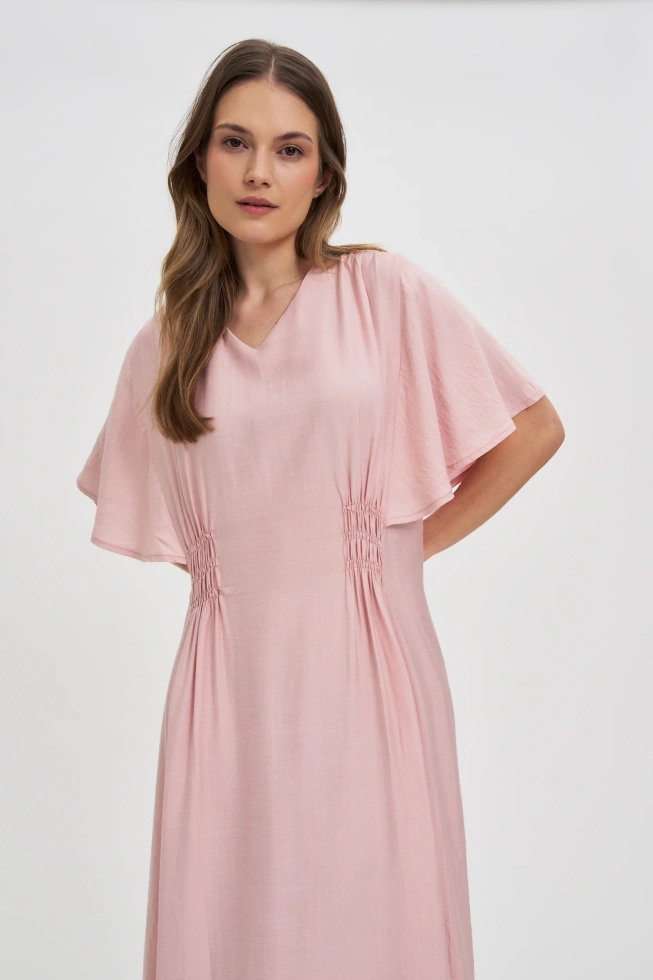 WOMEN'S DRESS L-SU-4637 PINK