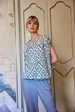 WOMEN'S TSHIRT L-TS-4674 OLIVE-set