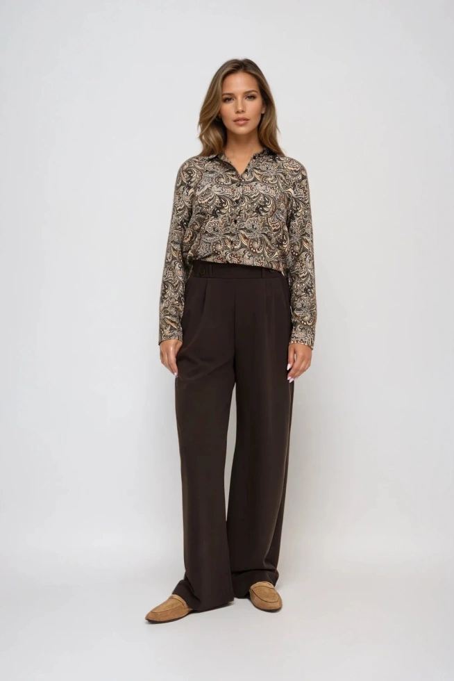 WOMEN'S SHIRT Z-KO-4806 CAMEL