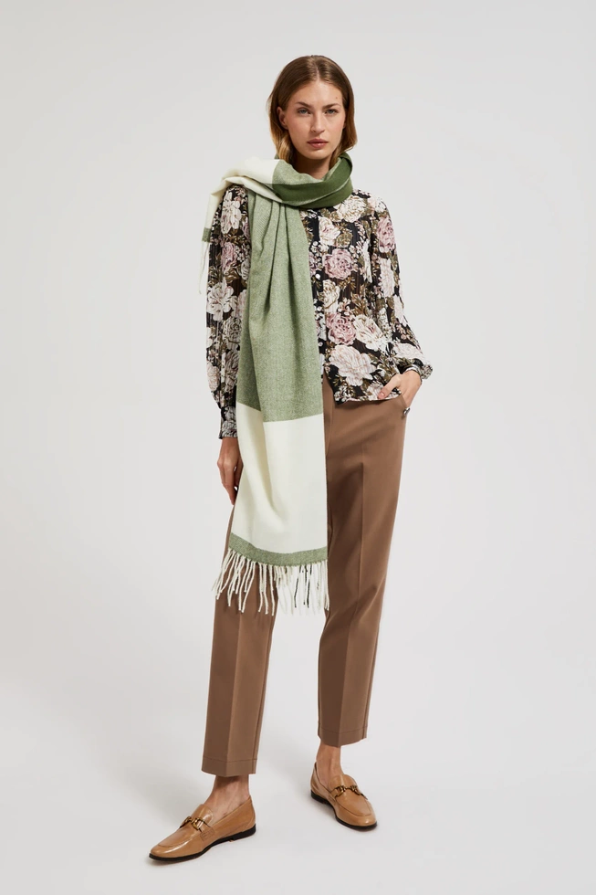 WOMEN'S SCARF Z-SZ-4510 D.OLIVE