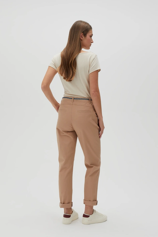 WOMEN'S PANTS L-SP-4600 L.BROWN
