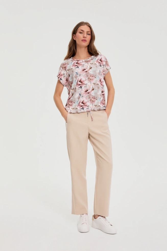 WOMEN'S TSHIRT L-TS-4937 L.PINK