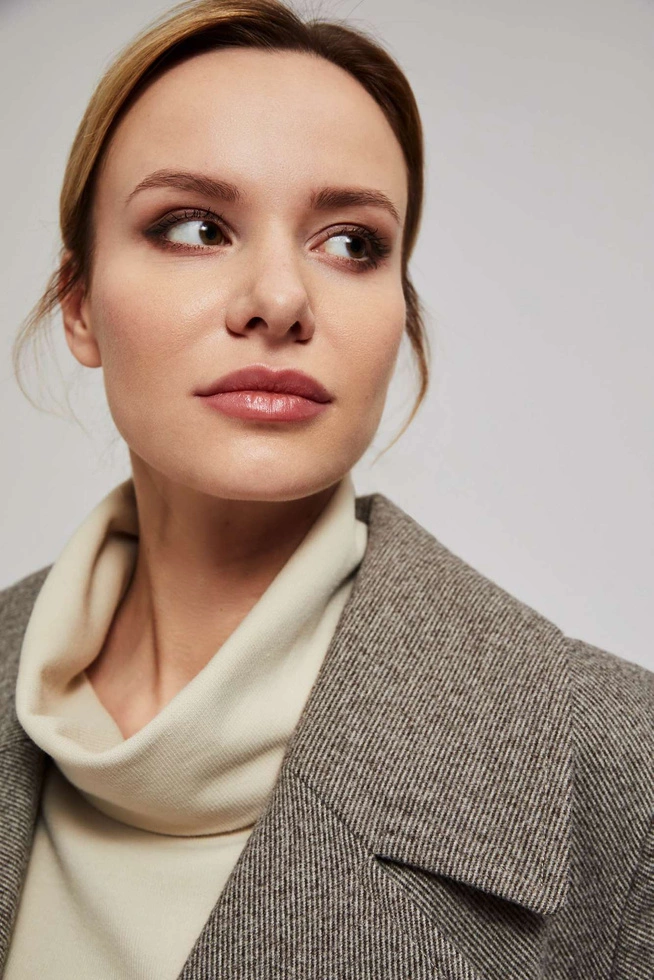 KURTKA DAMSKA Z-KU-4201 D.BROWN