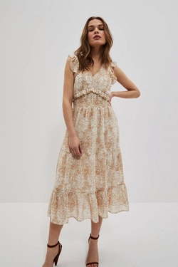 LADIES DRESS L-SU-4047 L.BEIGE