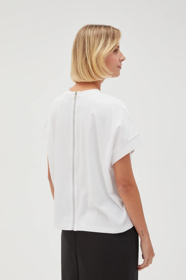 WOMEN'S TSHIRT L-TS-4603 WHITE
