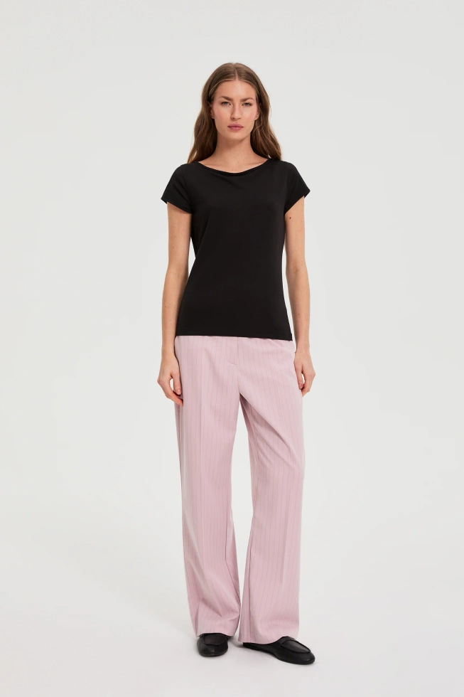 WOMEN'S TSHIRT L-TS-4952 BLACK