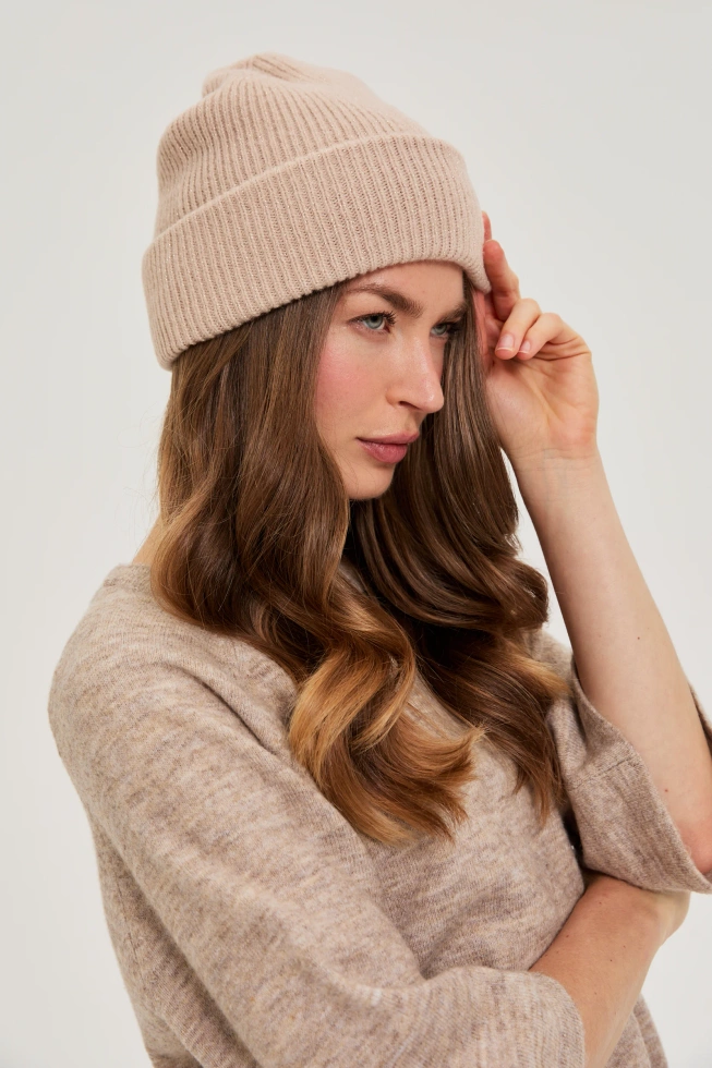 WOMEN'S HAT Z-CZ-4803 BEIGE-set