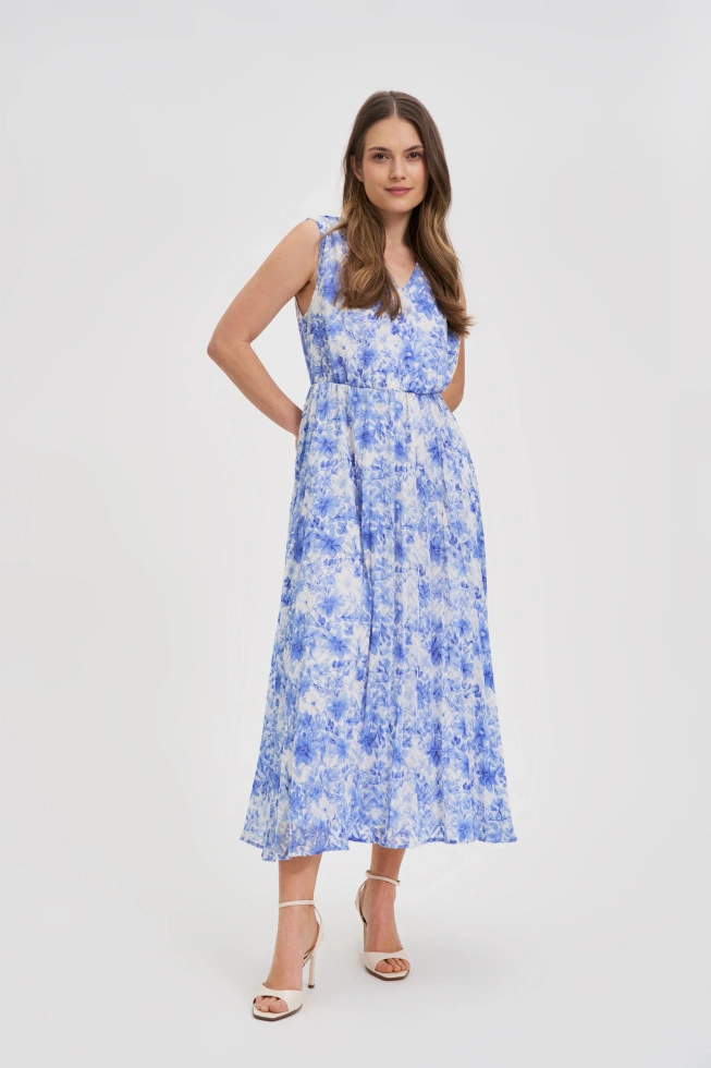 WOMEN'S DRESS L-SU-4630 L.BLUE-set