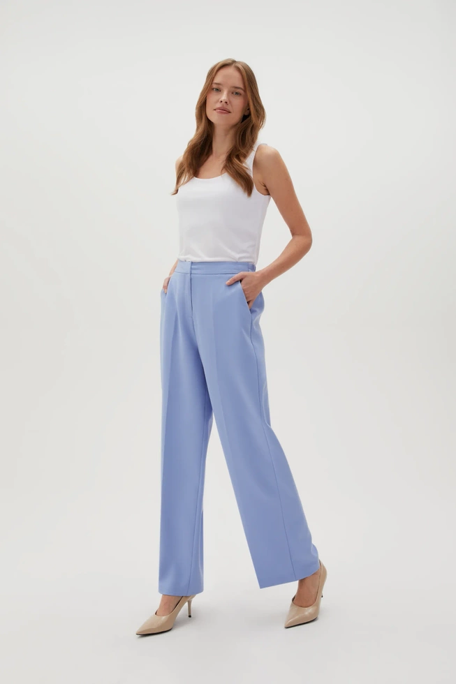 WOMEN'S PANTS L-SP-4607 BLUE-set