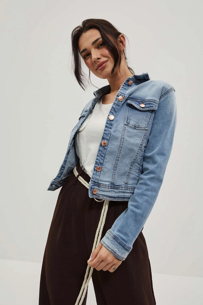 KURTKA DAMSKA L-KU-4016 L.BLUE