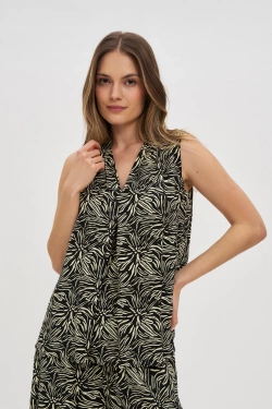 WOMEN'S SHIRT L-KO-4650 BLACK