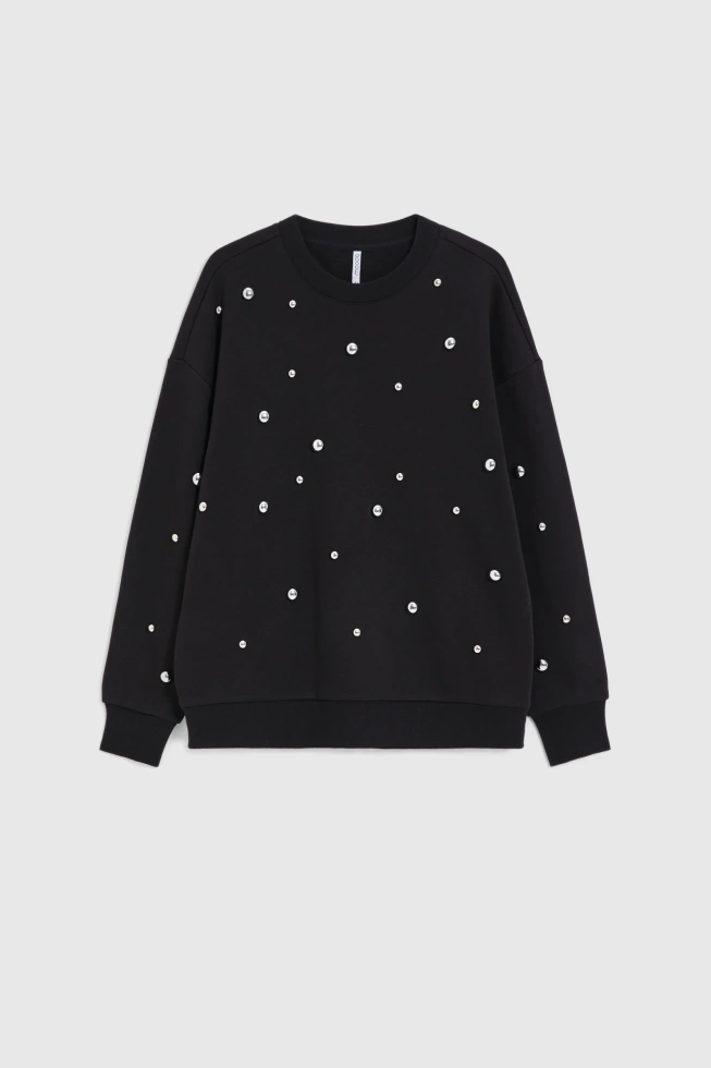 WOMEN'S SWEATSHIRT Z-BL-4824 BLACK
