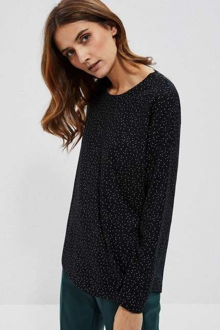 Bluzka z nadrukiem L-TS-3700 BLACK