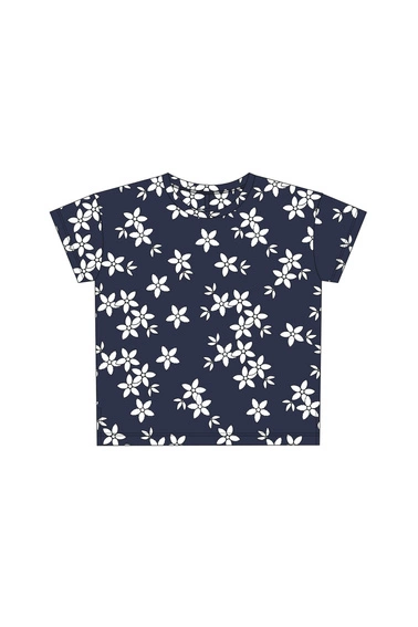 WOMEN'S T-SHIRT L-TS-5038 NAVY-set