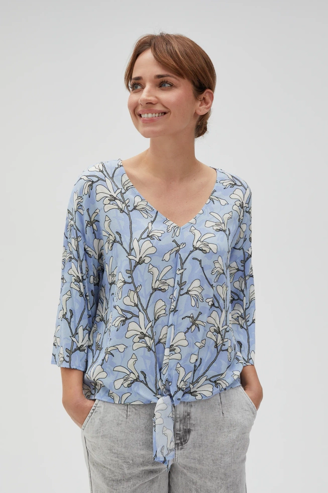 WOMEN'S SHIRT L-KO-4611 BLUE-set