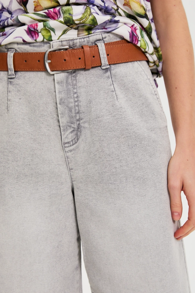 WOMEN'S JEANS L-JE-4900 L.GREY