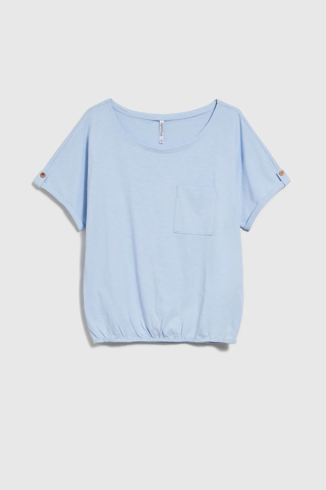 WOMEN'S TSHIRT L-TS-4620 L.BLUE
