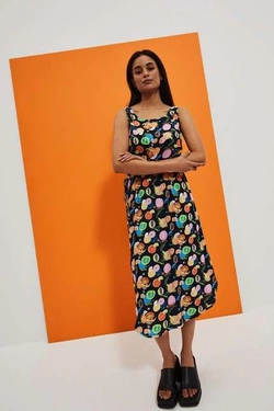 LADIES DRESS L-SU-4057 NAVY