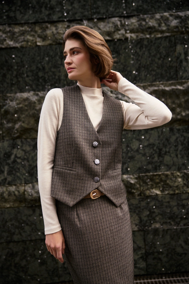 WOMEN'S JACKETS Z-KA-4802 BEIGE