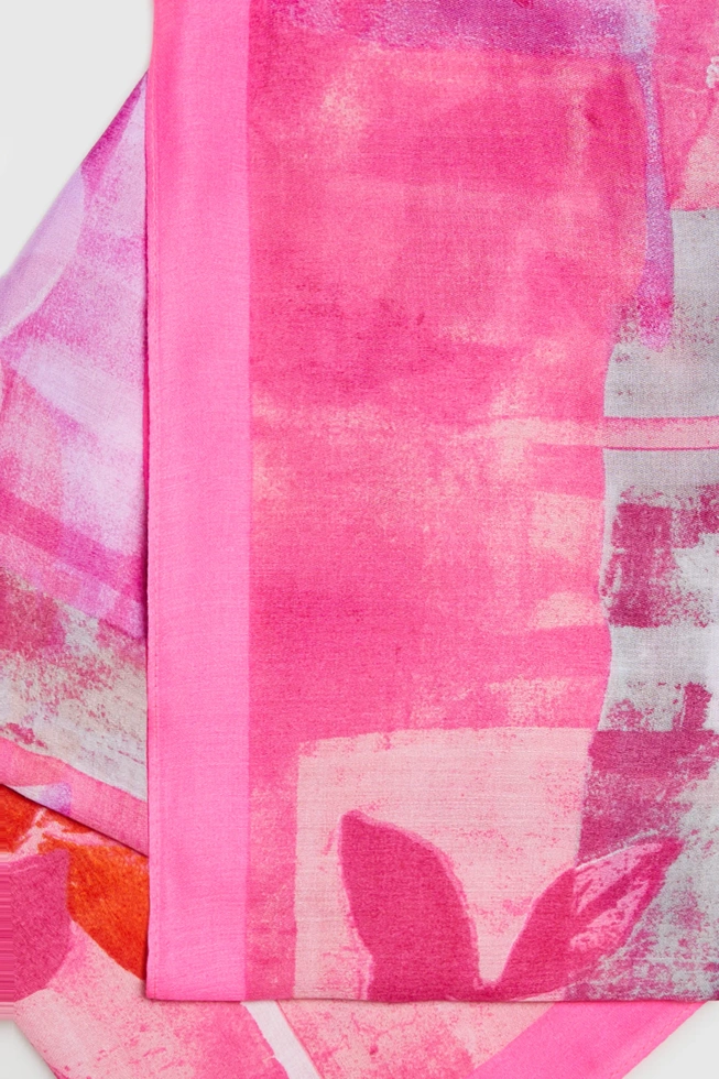 WOMEN'S SCARF L-SZ-4603 PINK
