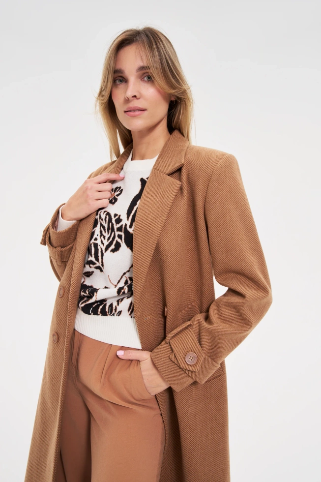 WOMEN'S JACKETS Z-KU-4807 CAMEL