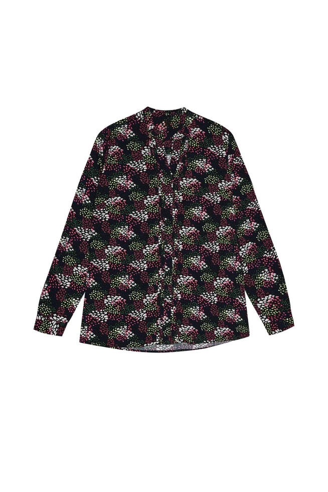 Patterned viscose shirt