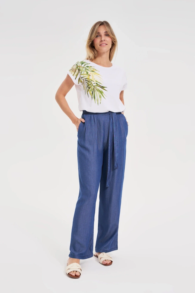 WOMEN'S TSHIRT L-TS-4657 WHITE