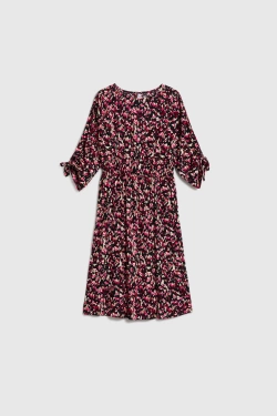 WOMEN'S DRESS L-SU-4914 FUCHSIA-set