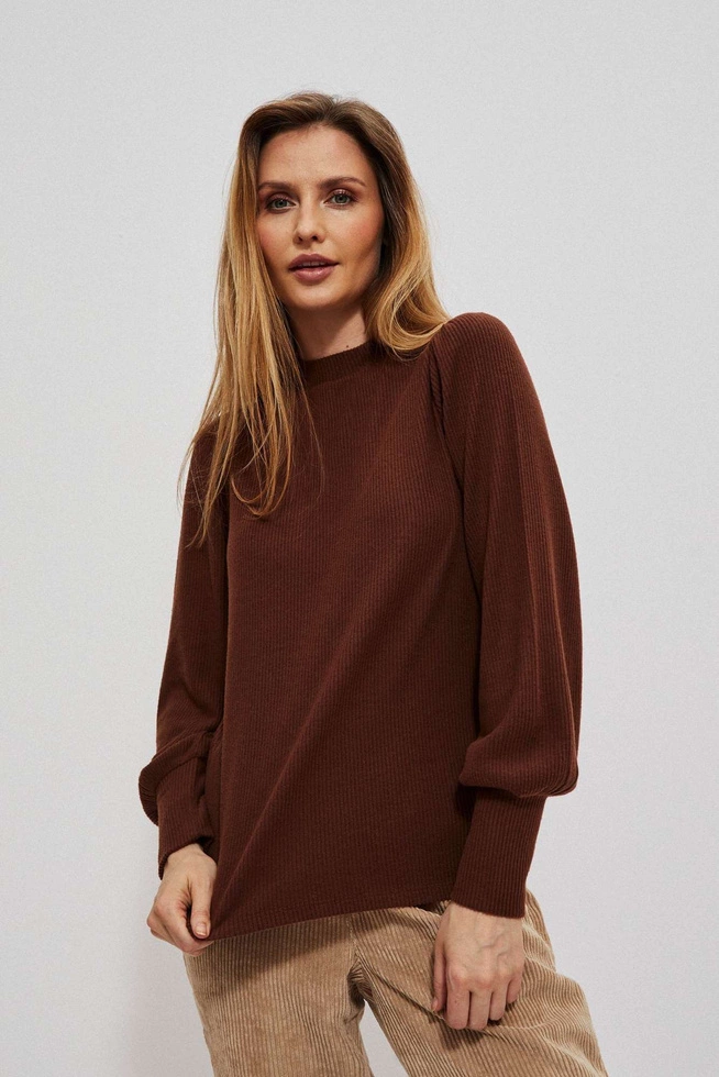 BLUZA Z-BL-3916 D.BROWN