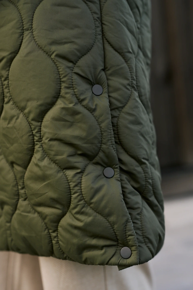WOMEN'S JACKETS Z-KU-4810 D.OLIVE