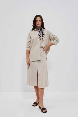 SPÓDNICA DAMSKA L-SC-4023 D.BEIGE