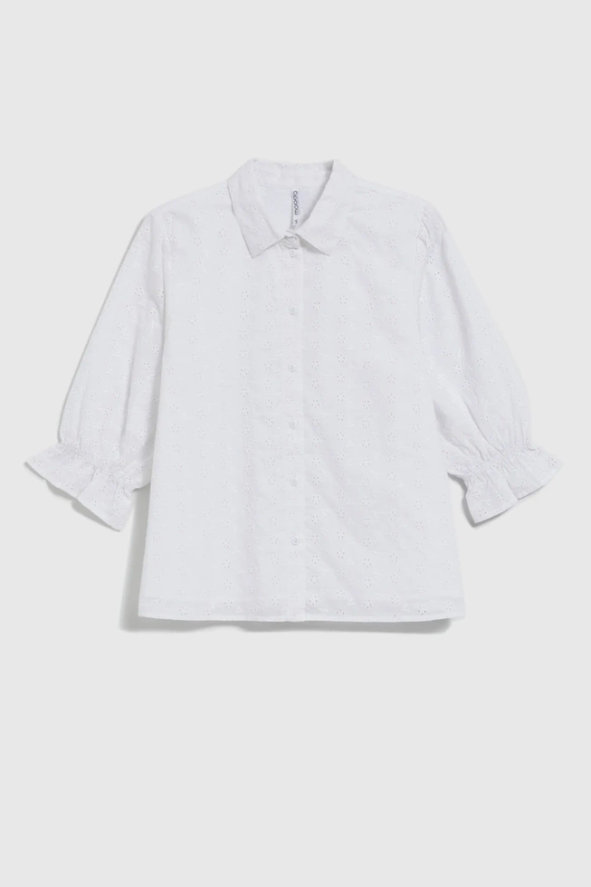 WOMEN'S SHIRT L-KO-4654 WHITE-set