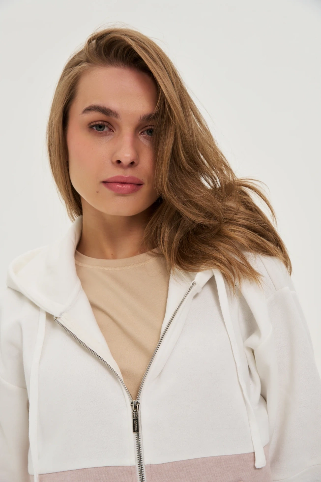 BLUZA DAMSKA Z-BL-4818 L.BEIGE MEL-pakiet