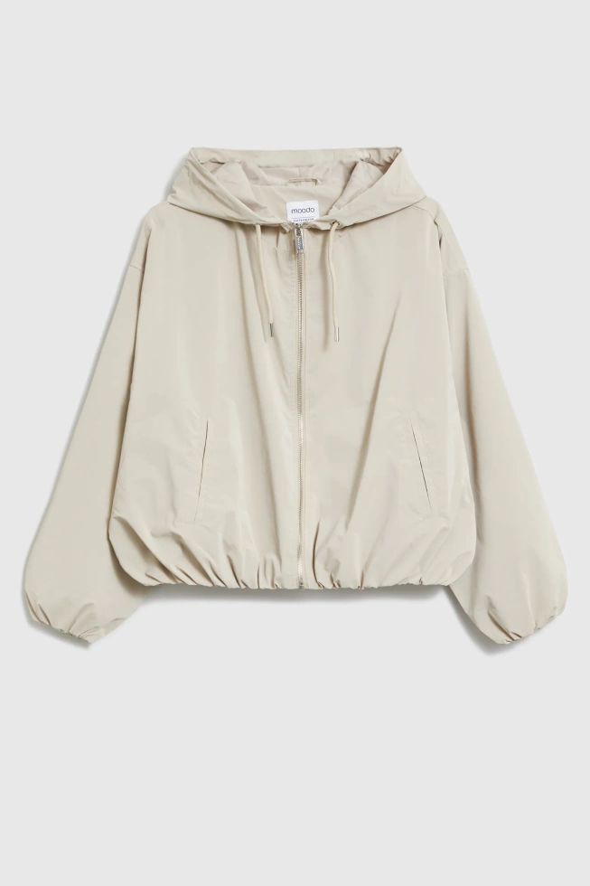 WOMEN'S JACKETS L-KU-4919 L.BEIGE
