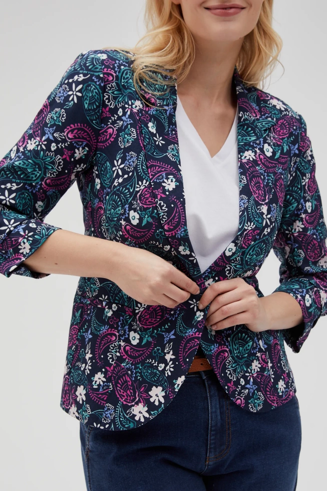 MARYNARKA DAMSKA L-MR-4603 NAVY