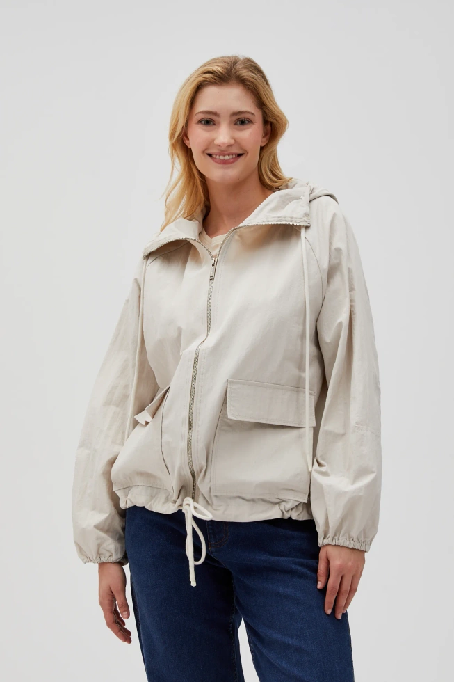 KURTKA DAMSKA L-KU-4601 L.BEIGE