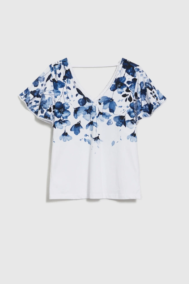 WOMEN'S TSHIRT L-TS-4729 WHITE-set