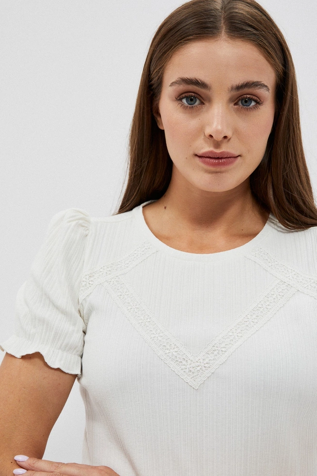 BLUZKA Z-TS-3945 OFF WHITE