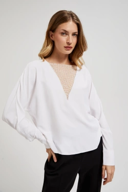 WOMEN'S SHIRT Z-KO-4535 OFF WHITE