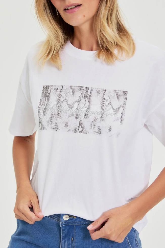 WOMEN'S TSHIRT L-TS-4915 WHITE