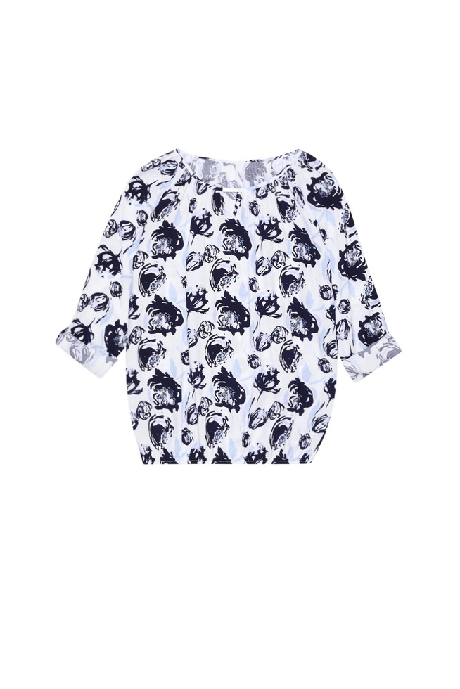 BLOUSE L-KO-3418 L.BLUE